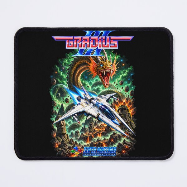 Item preview, Gradius III – Vic Viper and Cosmic Dragon – 16-bit Retro Gaming designed and sold by Pixel Sakura Gallery.