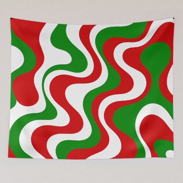 Item preview, vintage christmas groovy 1960s wavy designed and sold by Gossip Rag.