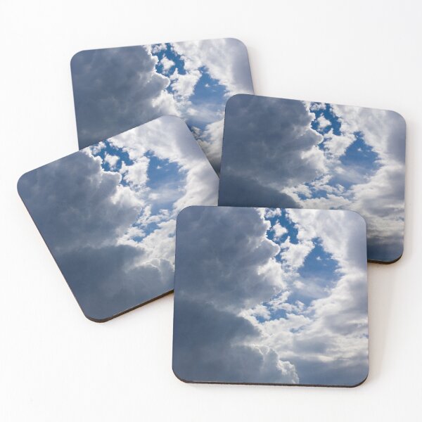 Item preview, Dramatic Storm Clouds Revealing a Brilliant Blue Sky designed and sold by celinebisson.