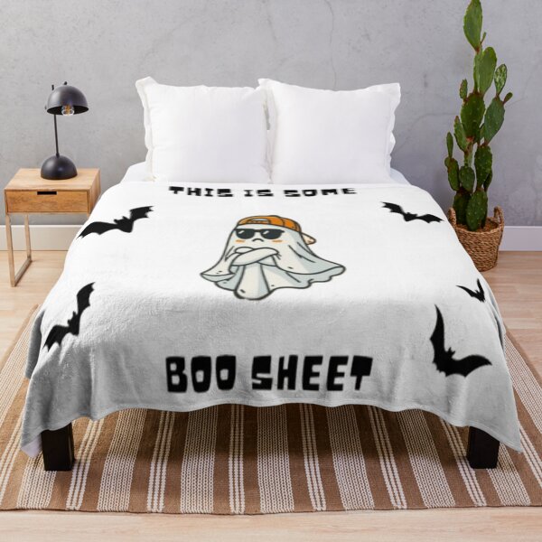 Item preview, Spooky Season Cute Ghost Boo Sheet Design designed and sold by Design-MSG.