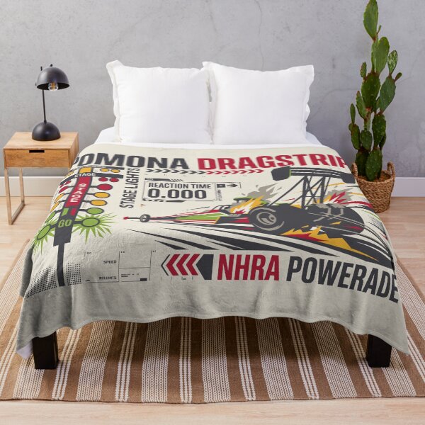 Item preview, Pomona Dragstrip NHRA Drag Racing Vintage Motorsport Graphic designed and sold by KiwiRider.