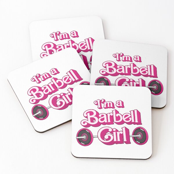 Item preview, I'm a Barbell Girl – The Barbie who loves the gym and weights designed and sold by art-emissa.