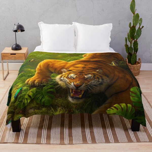 Item preview, Tiger in the Jungle designed and sold by Neon Jungle.