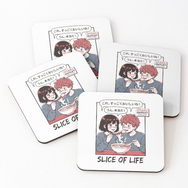 Item preview, Otaku Outlet Slice of Life Anime Ramen Couple Manga Panel T-Shirt designed and sold by DesignArtique.