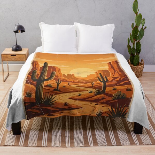 Item preview, Vintage Desert Canyon Sunset Retro Landscape designed and sold by AstroTransit Co..
