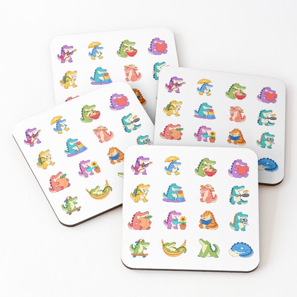 Item preview, Colorful Crocodiles designed and sold by Zoolumi.
