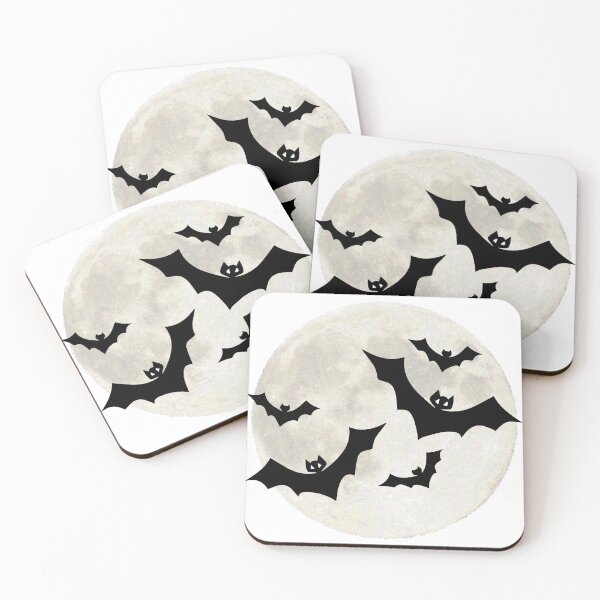 Item preview, Bats Flying past the Moon designed and sold by jamesgerardking.