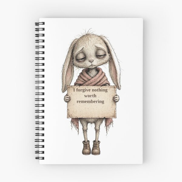 Item preview, Sleepy Bunny Forgives Nothing designed and sold by Faelottie.