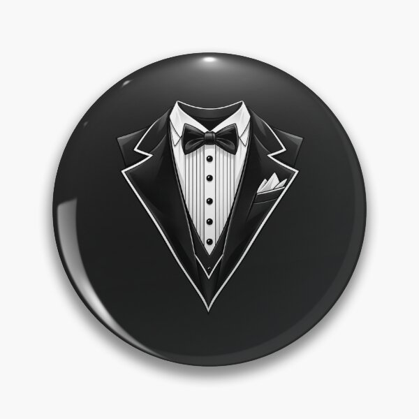 Artikelvorschau, Smoking, schwarz-weiß, formell, Anzug, Fliege, klassisch, elegant entworfen und verkauft von Pliable.