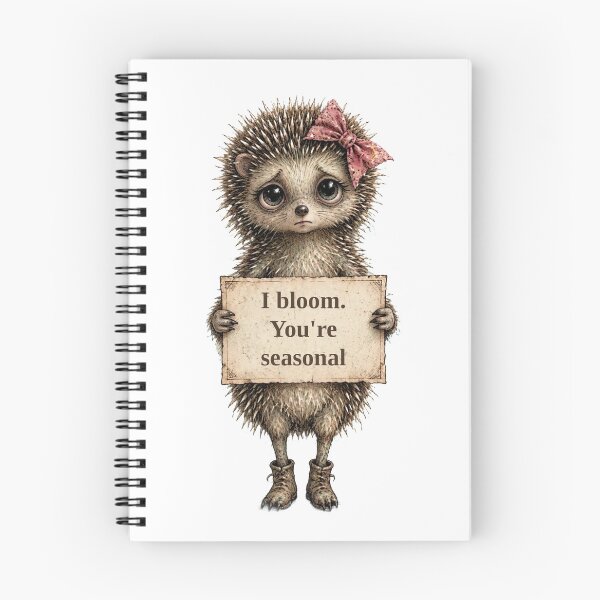 Item preview, Hedgehog Blooms While Others Fade designed and sold by Faelottie.