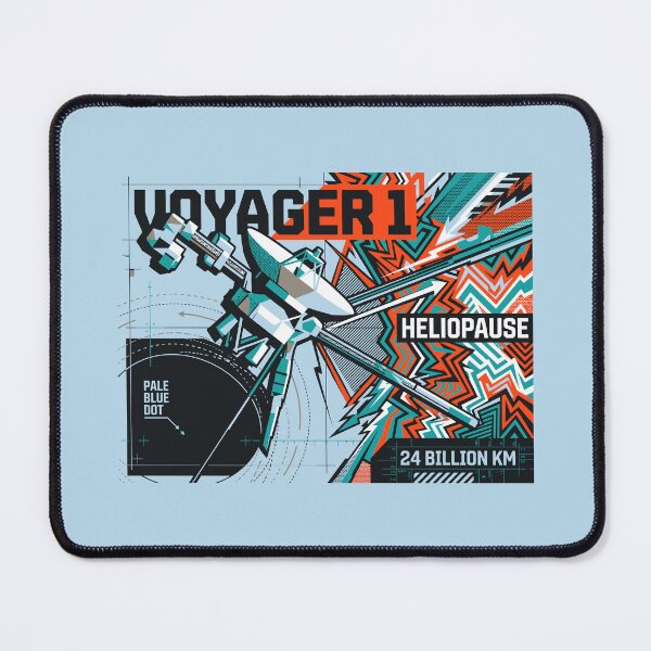 Item preview, Voyager 1 Interstellar Space Probe Heliopause Astronomy Graphic    designed and sold by KiwiRider.