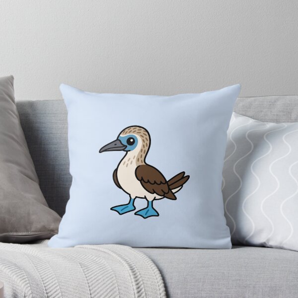Item preview, Cute Cartoon Blue Footed Booby designed and sold by WildlifeDoodle.