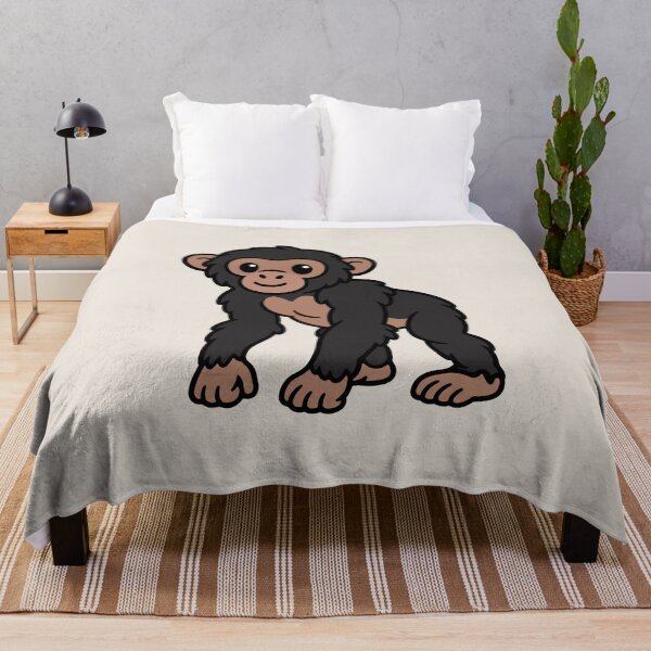 Item preview, Cute Cartoon Bonobo designed and sold by WildlifeDoodle.