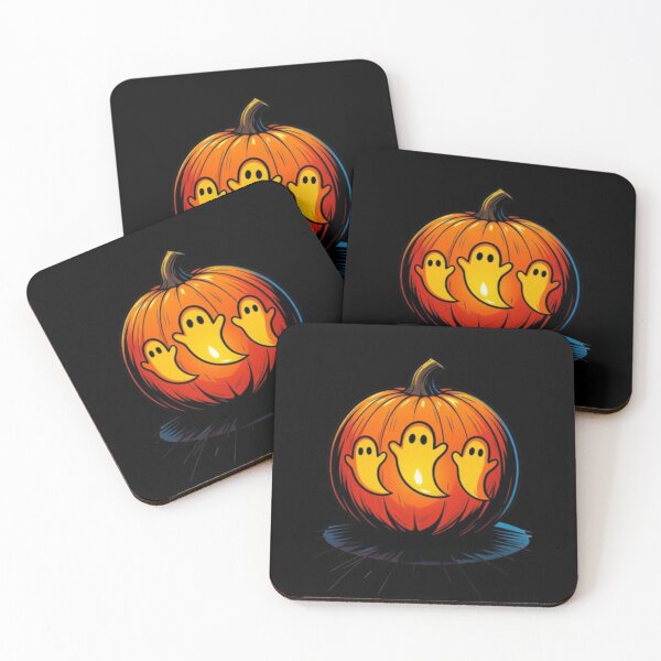 Item preview, Spooky Vibes Halloween Skeleton & Ghost – Cute Creepy Pumpkin Design designed and sold by JeraiffsonCorner .