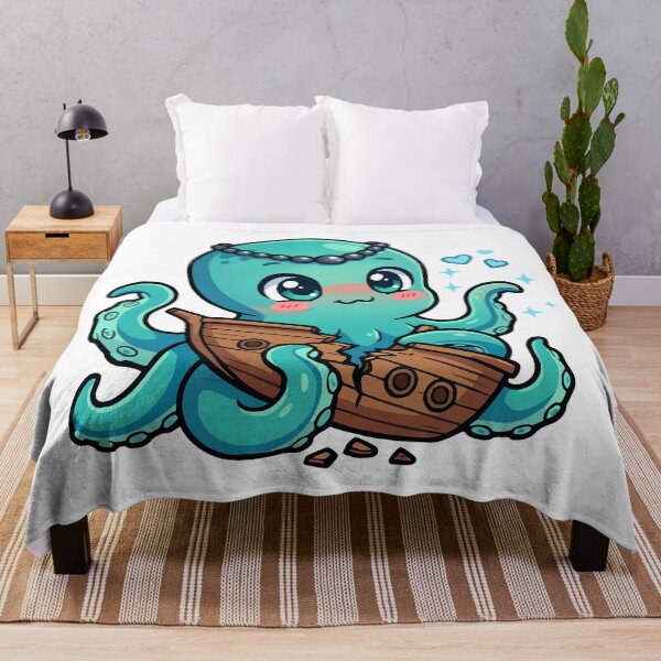 Item preview, Kraken Kawaii – Adorable Sea Monster designed and sold by MythicWild.