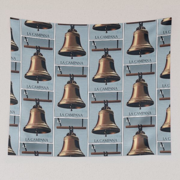Item preview, Bell Loteria Card – La Campana 43 Mexican Bingo Art designed and sold by matteflor.