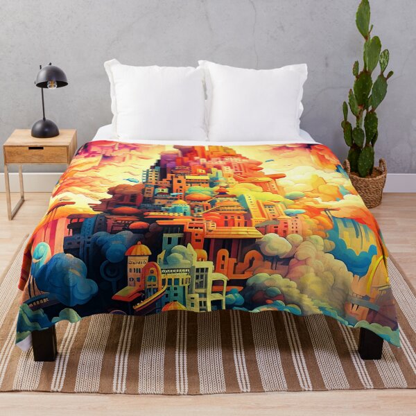 Item preview, Sci-Fi Futuristic Magical Fantasy Flying Steampunk City Utopia designed and sold by DEC02.