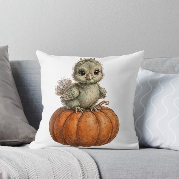 Item preview, Baby Turkey Pumpkin Harvest Thanksgiving designed and sold by Faelottie.