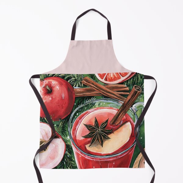 Item preview, Savor the Cozy Magic of Autumn with Warm Mulled Apple Cider, Cinnamon and Festive Pine Branches designed and sold by OlfactoART Studio.