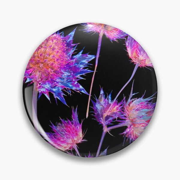 Item preview, Neon Crystalline Thistles designed and sold by spacefogdesign.