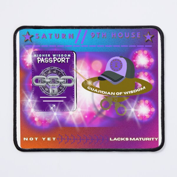 Item preview, Saturn in the 9th House--Higher Wisdom designed and sold by 5thhouseNMVVS48.