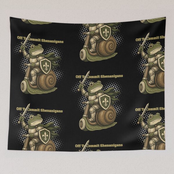 Item preview, Off to Commit Shenanigans Frog designed and sold by tellia-kallisto.
