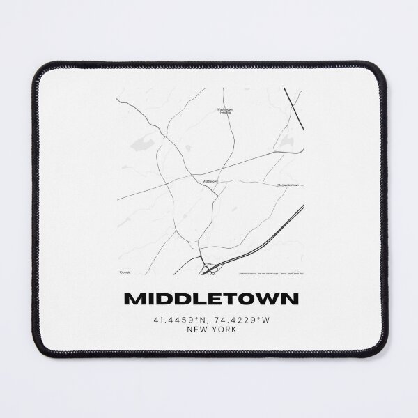 Item preview, Middletown New York Map, Minimalist City Map Art designed and sold by RM-Journey.