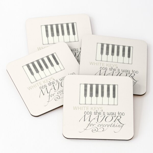 Item preview, White Keys designed and sold by elles-trations .