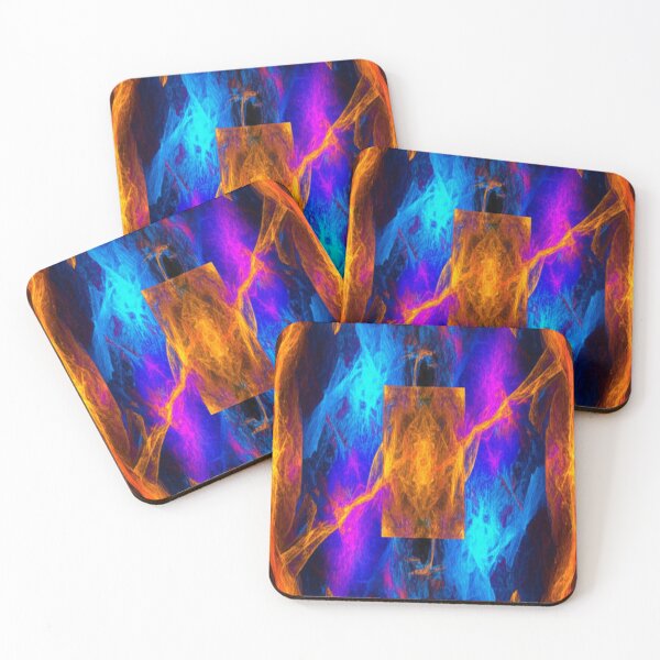 Item preview, Vibrant Purple Nebula Galaxy Art Print designed and sold by Mixture-Designs.