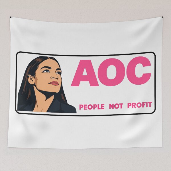 Item preview, Alexandria Ocasio Cortez People Not Profit designed and sold by Owcomm.