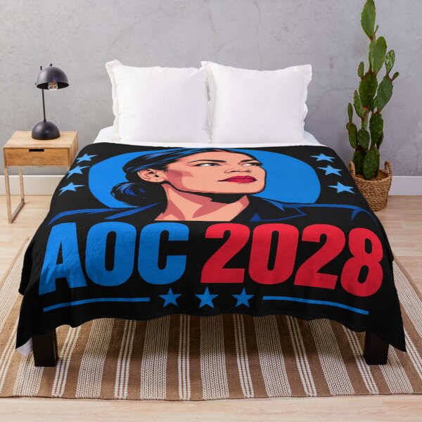 Item preview, Alexandria Ocasio Cortez AOC 2028 Pop Art Portrait designed and sold by Owcomm.