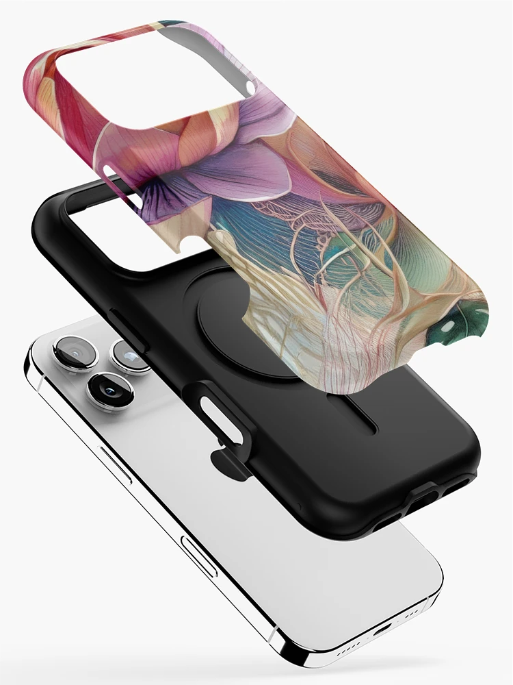 Thumbnail 2 of 4, iPhone Case, Floating Roses designed and sold by Katherine Anne Michelle Minerva.