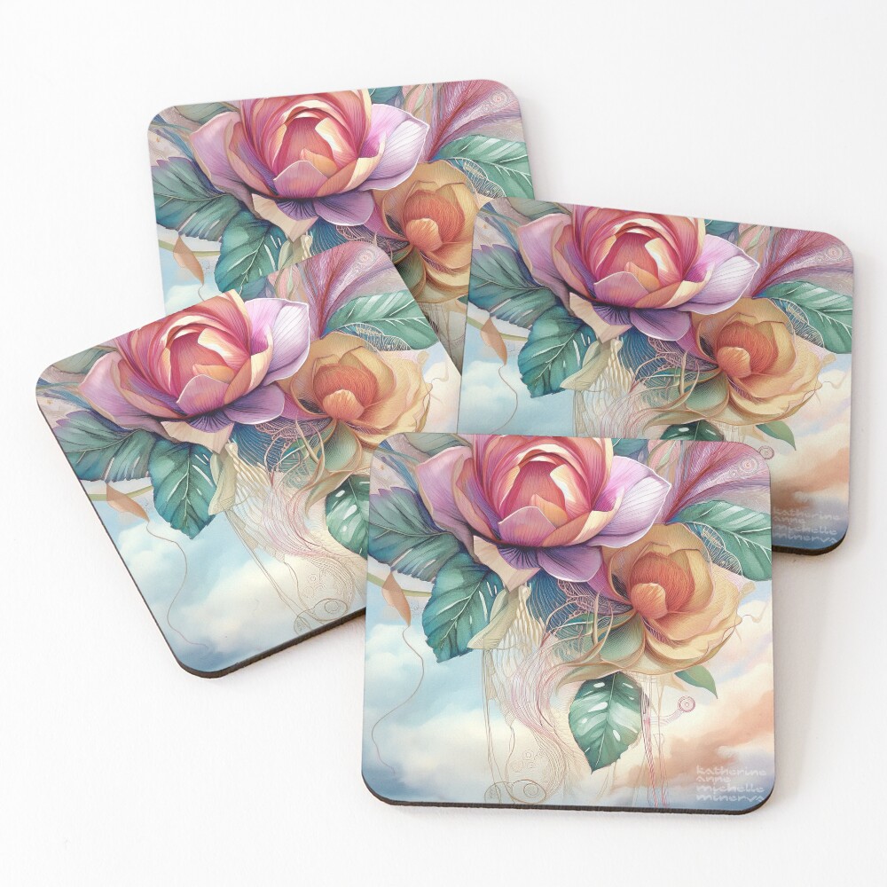Item preview, Coasters (Set of 4) designed and sold by Katherine Anne Michelle Minerva.