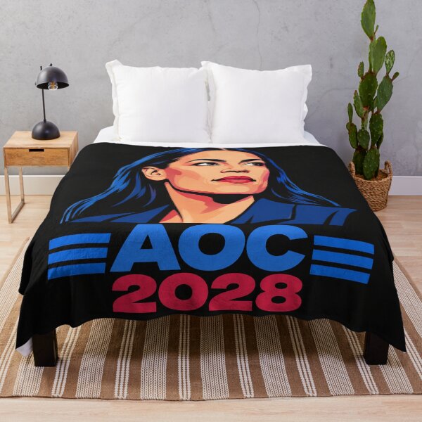 Item preview, Alexandria Ocasio Cortez AOC 2028 Portrait designed and sold by Owcomm.