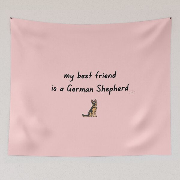 Item preview, My Best Friend is a German Shepherd designed and sold by ArtByMEDesigns.