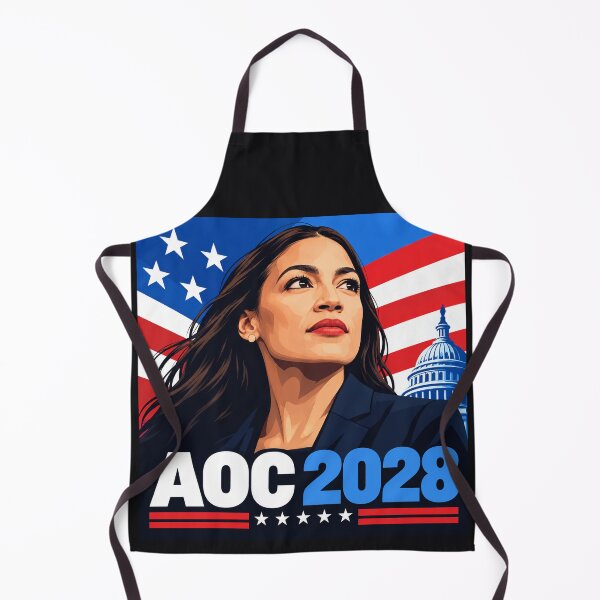Item preview, Alexandria Ocasio Cortez 2028 Patriotic Portrait designed and sold by Owcomm.