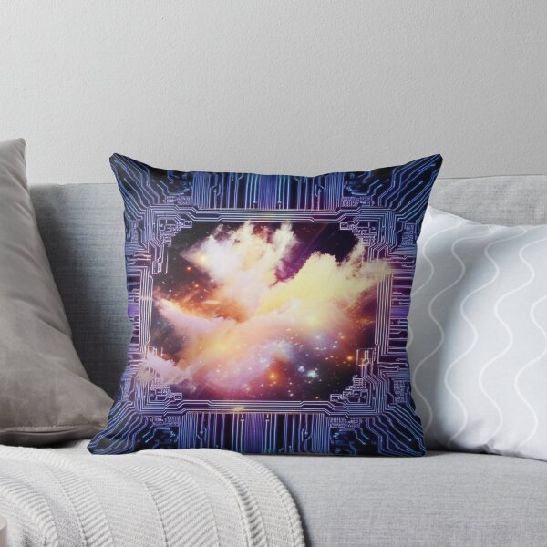 Item preview, Circuitry Fusion Nebula Galaxy Print designed and sold by Mixture-Designs.