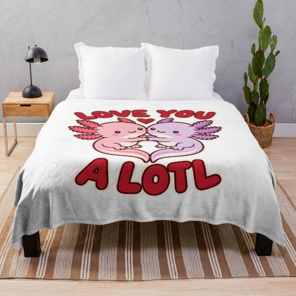 Item preview, Love You a Lotl Cute Axolotl Couple Valentine designed and sold by victorsuarez.