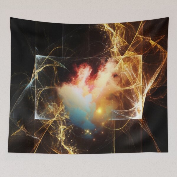 Item preview, Cosmic Galaxy Fireworks Art designed and sold by Mixture-Designs.