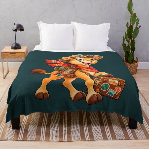 Item preview, Cute Camel World Traveler Adventure Cartoon designed and sold by ImagenFusionP.