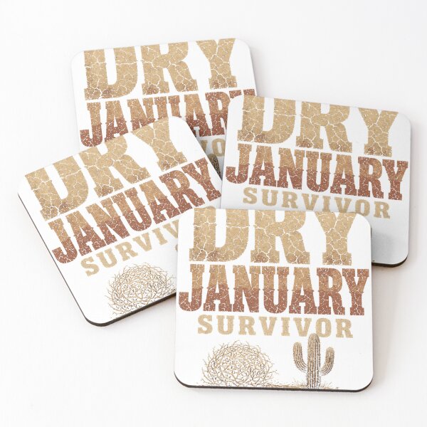 Item preview, Dry January Survivor Funny Desert Tumbleweed designed and sold by HappyVibration.