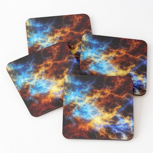 Item preview, Vibrant Nebula Art Print designed and sold by Mixture-Designs.