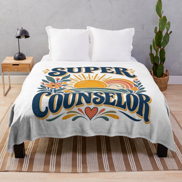 Item preview, Super Counselor Sunshine Rainbow School Counselor Design designed and sold by IsDesignHub.