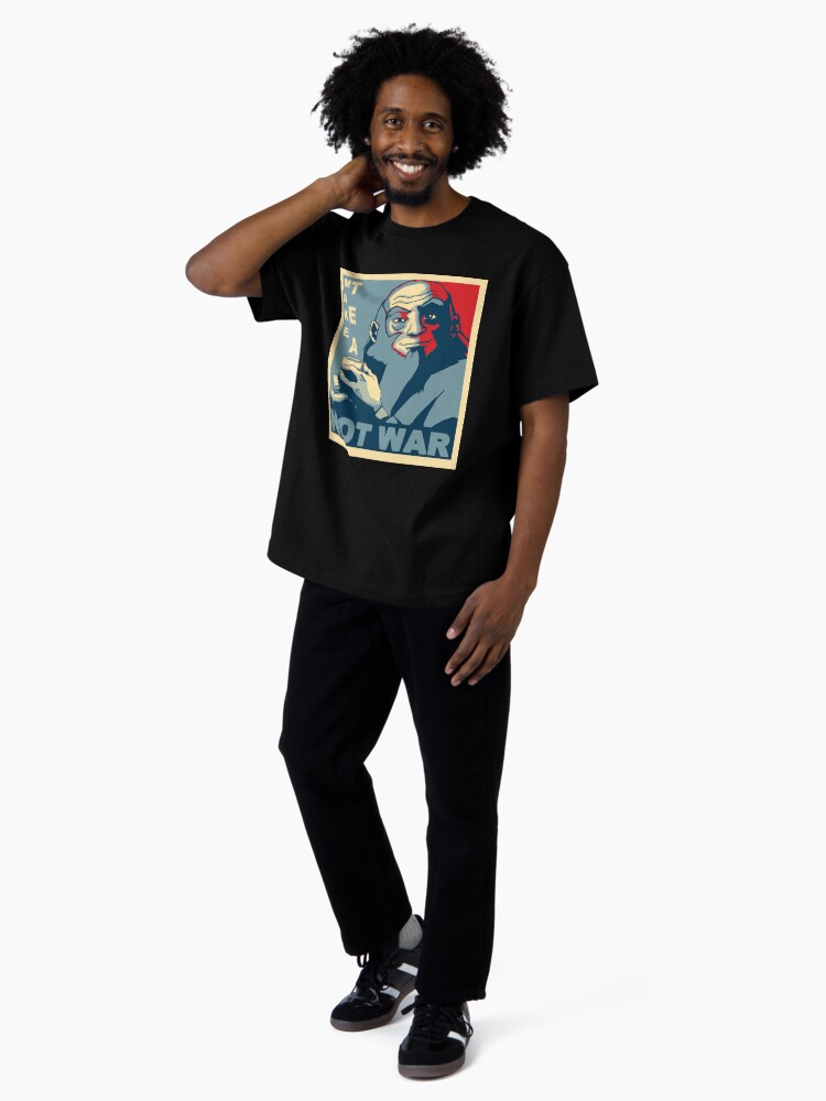 Thumbnail 4 of 7, Oversized T-Shirt, Iroh "Make Tea Not War" designed and sold by wcqaguxa.