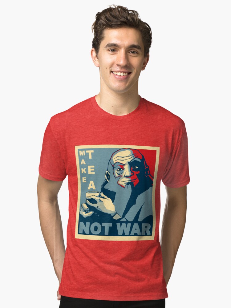 make tea not war iroh shirt