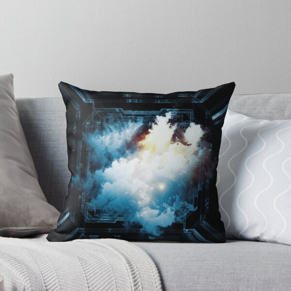 Item preview, Cyberpunk Cloud Explosion Futuristic Print designed and sold by Mixture-Designs.