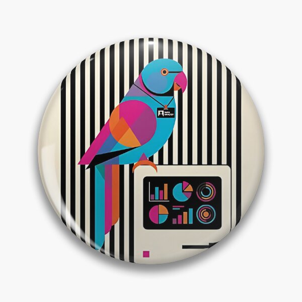 Item preview, Indian Ringneck Parakeet Data Analyst designed and sold by PictoVibe.