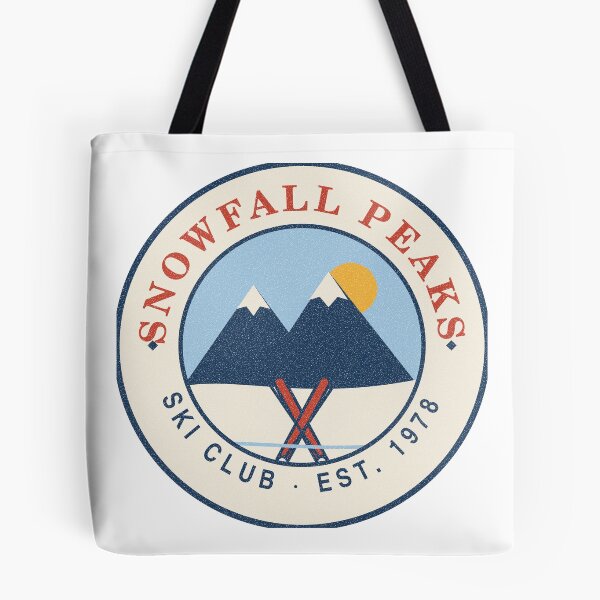 Item preview, Snowfall Peaks Ski Club Vintage Badge designed and sold by rabodalt.