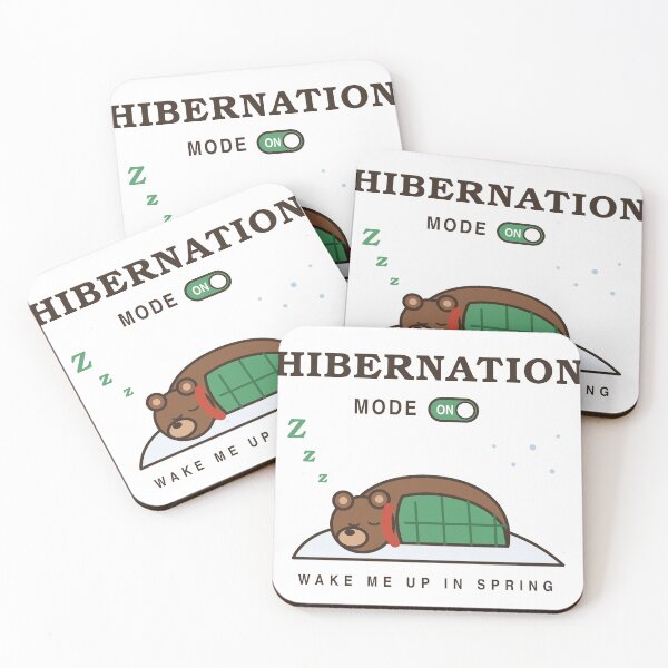 Item preview, Hibernation Mode On Sleeping Bear designed and sold by rabodalt.