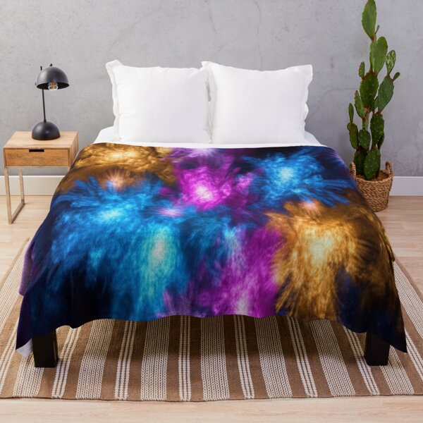 Item preview, Vibrant Fireworks Display Abstract Print designed and sold by Mixture-Designs.